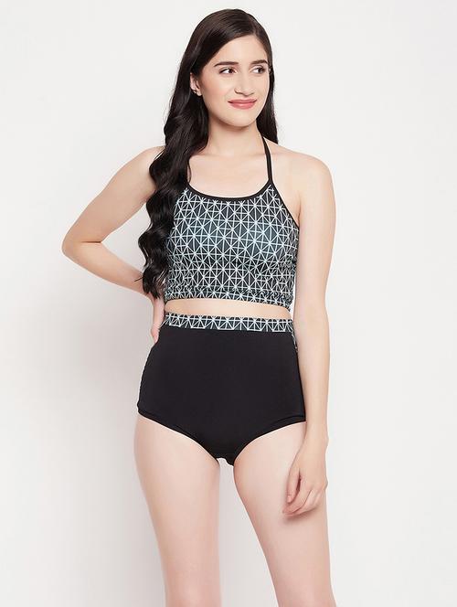 cami neck printed swimwear set - 19639066 - Very Small Image - 1