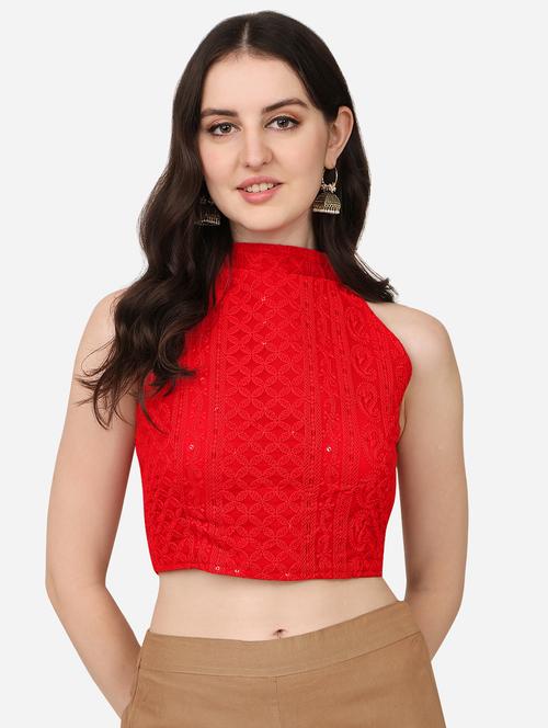 self design regular blouse - 19640658 - Very Small Image - 1