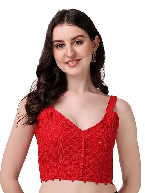 self design regular blouse - 19640700 - Very Small Image - 1