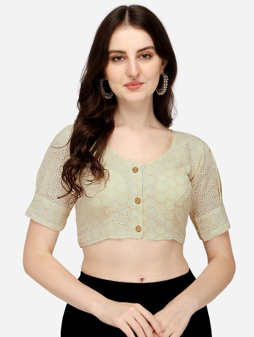 self design regular blouse - 19640896 - Very Small Image - 1