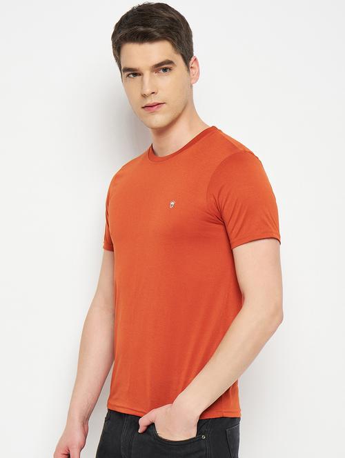 round neck solid regular t-shirt - 19643456 - Very Small Image - 1