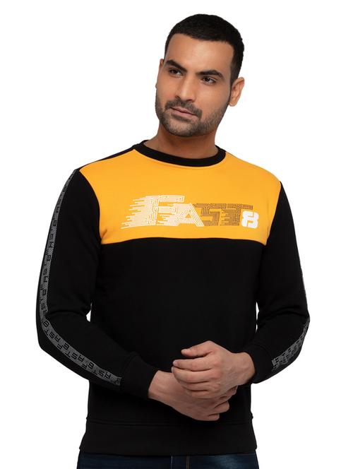 multi colored color blocked printed sweatshirt - 19643644 - Very Small Image - 1
