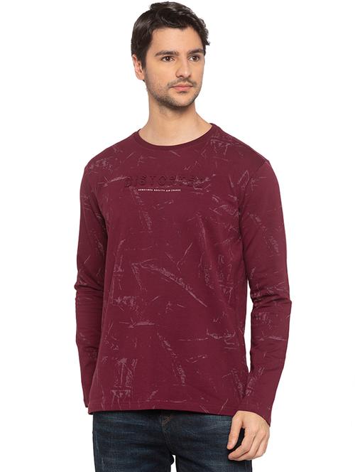 round neck printed regular t-shirt - 19643703 - Very Small Image - 1