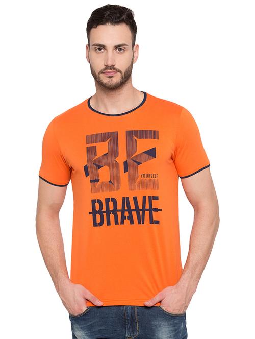 round neck printed regular t-shirt - 19643711 - Very Small Image - 1