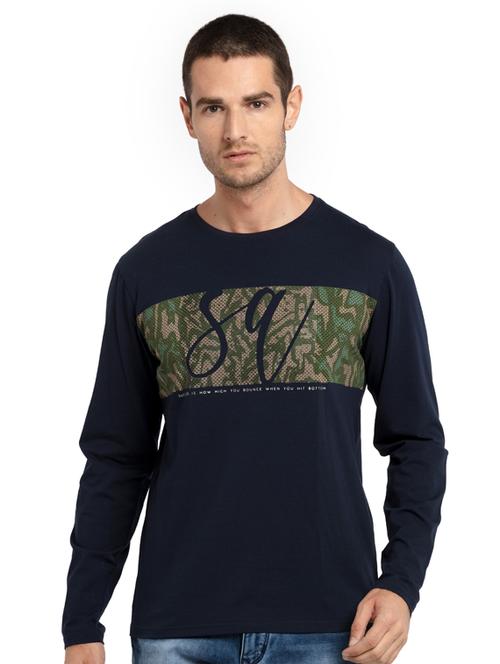 round neck printed regular t-shirt - 19643724 - Very Small Image - 1