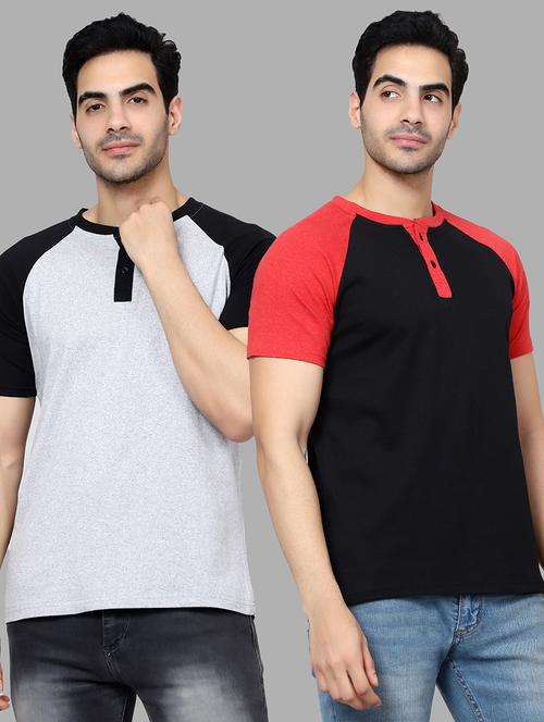 pack of 2 color block t-shirt - 19643761 - Very Small Image - 1