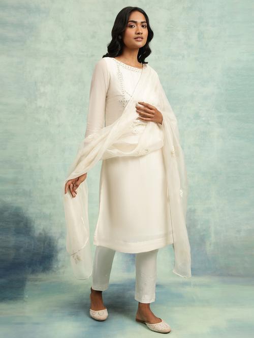 women's straight kurta - 19644023 - Very Small Image - 1