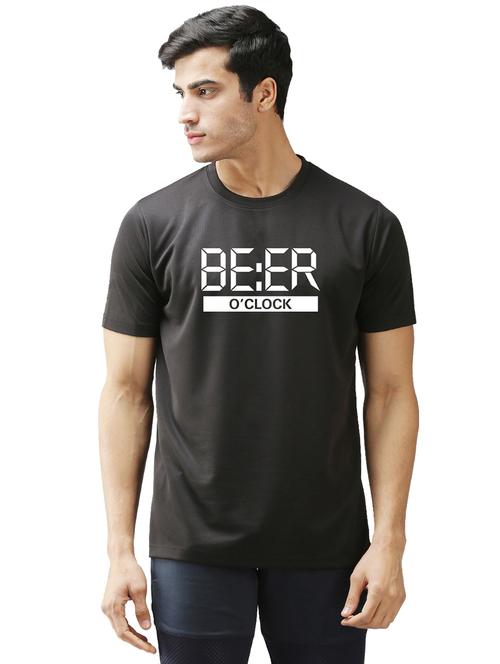 round neck printed regular t-shirt - 19644339 - Very Small Image - 1