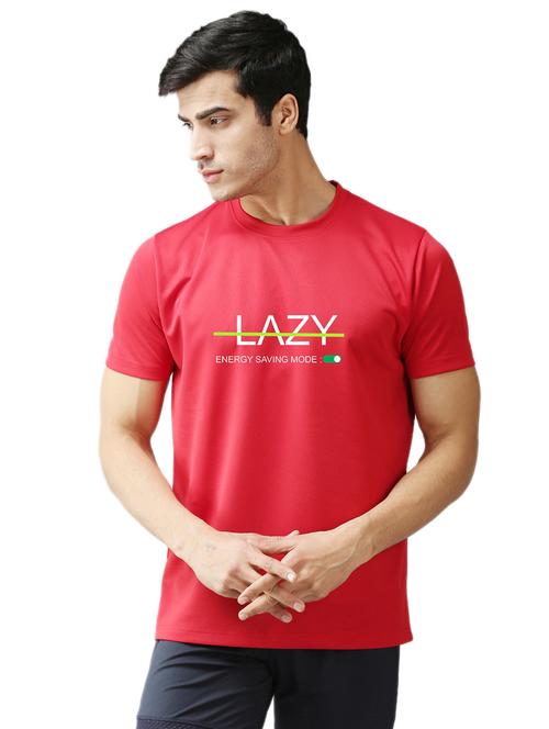 round neck chest print regular t-shirt - 19644381 - Very Small Image - 1