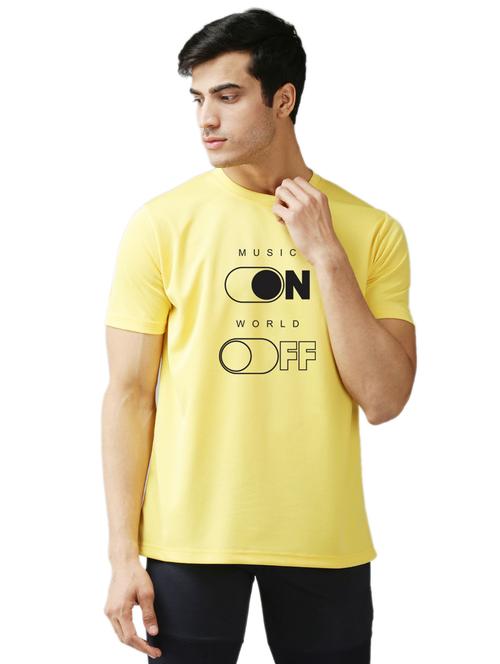 round neck front print regular t-shirt - 19644393 - Very Small Image - 1
