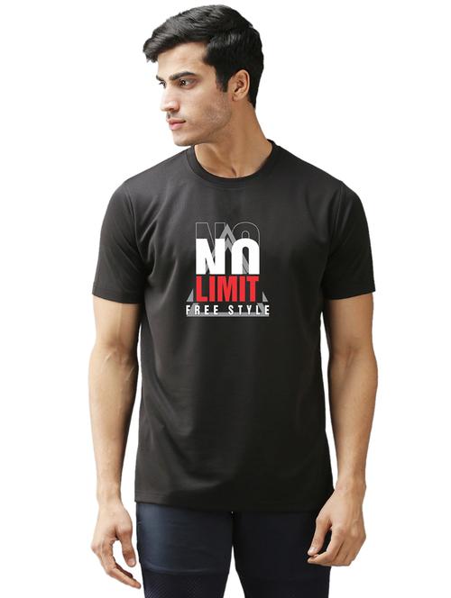 round neck front print regular t-shirt - 19644414 - Very Small Image - 1