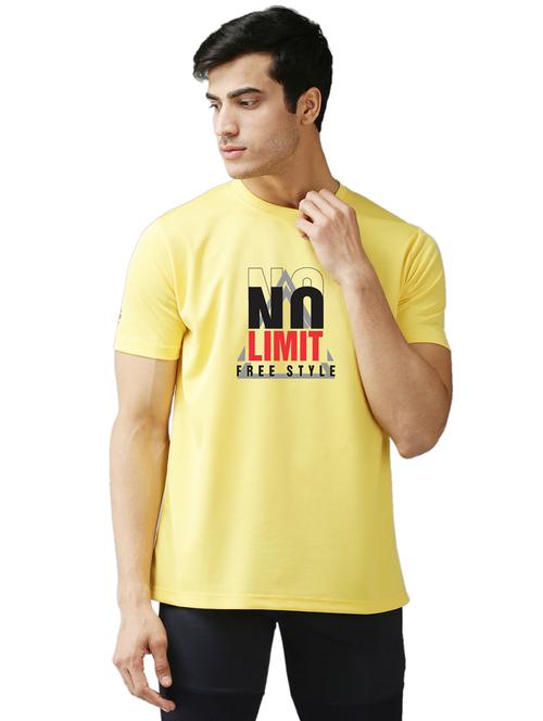 round neck front print regular t-shirt - 19644418 - Very Small Image - 1