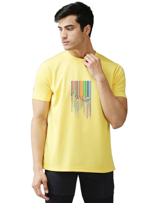 round neck front print regular t-shirt - 19644428 - Very Small Image - 1