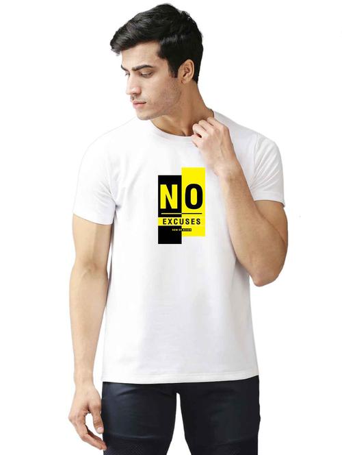 round neck front print regular t-shirt - 19644514 - Very Small Image - 1
