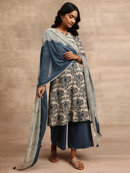 geometric print dupatta - 19644820 - Very Small Image - 1