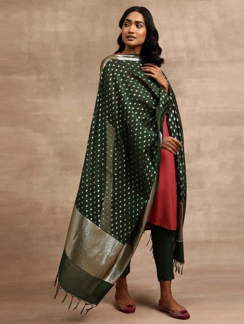 zari work dupatta - 19644825 - Very Small Image - 1