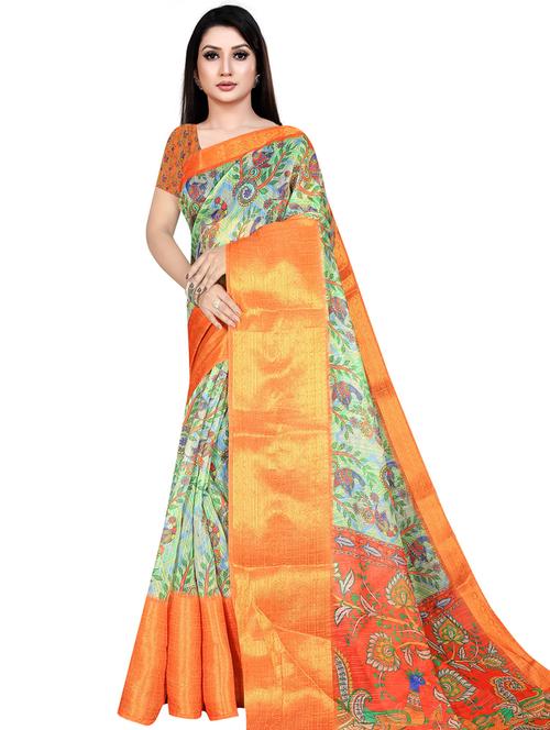 digital printed saree - 19644951 - Very Small Image - 1