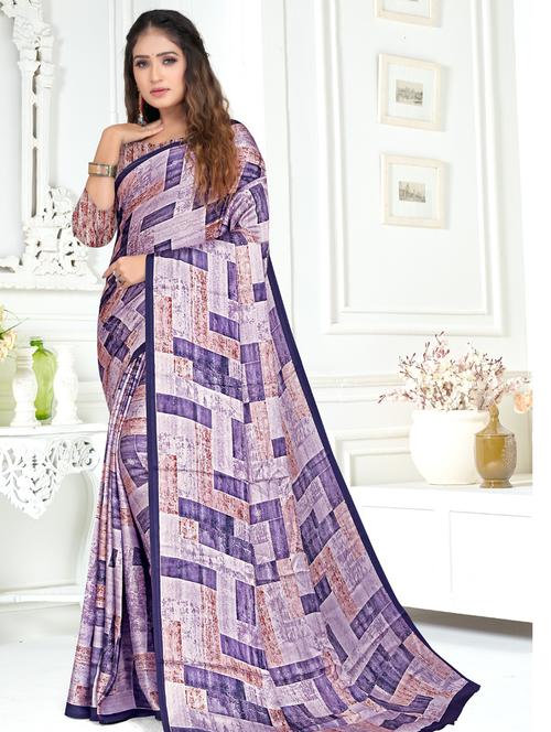 digital printed saree - 19645126 - Very Small Image - 1