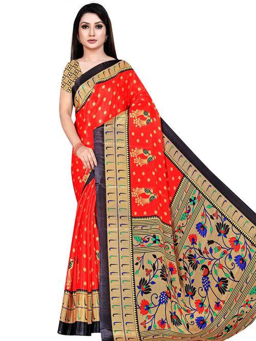 self design paithani saree - 19645800 - Very Small Image - 1