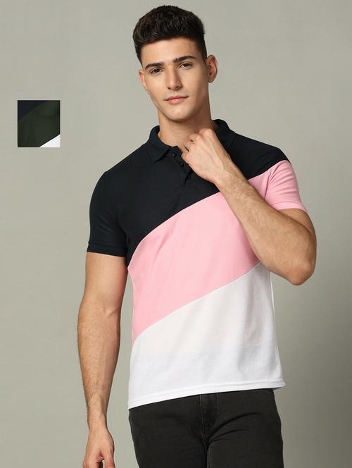 pack of 2 color block polo t-shirt - 19646143 - Very Small Image - 1