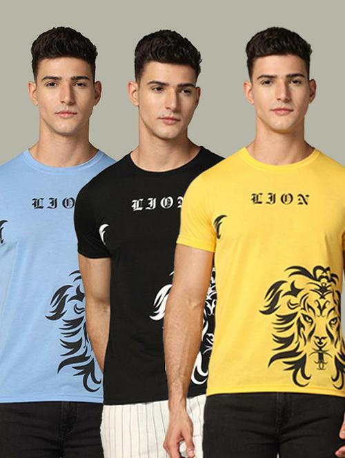 pack of 3 printed t-shirt - 19646272 - Very Small Image - 1