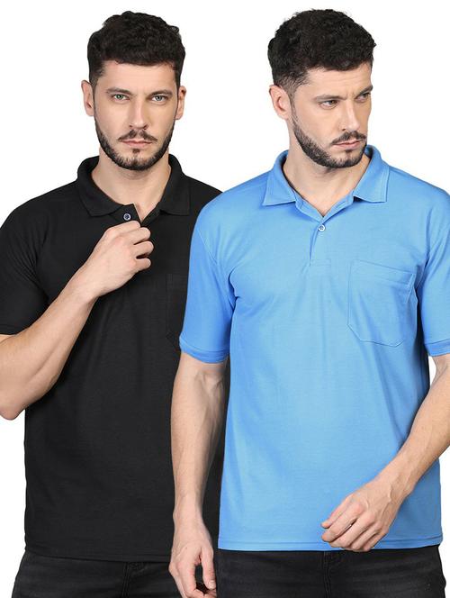 pack of 2 solids t-shirts - 19646404 - Very Small Image - 1