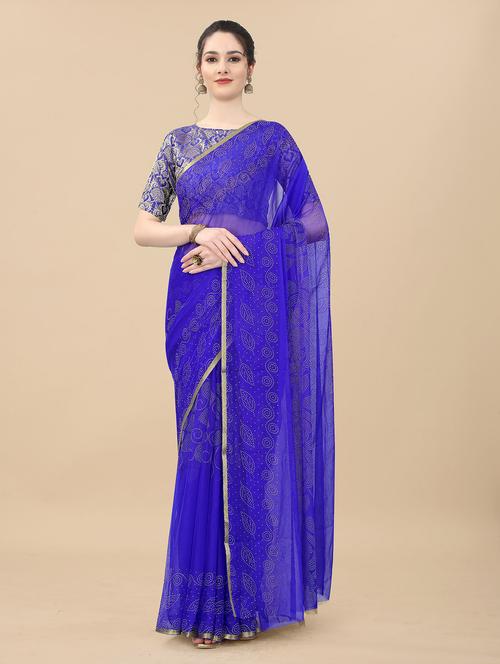 women's embellished saree with blouse - 19648287 - Very Small Image - 1