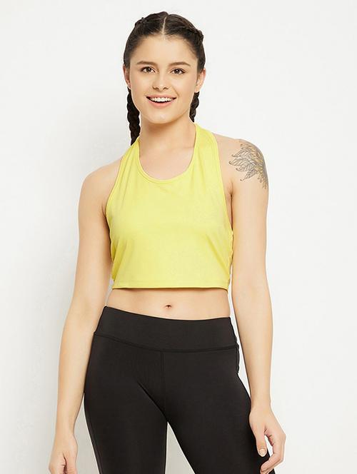 halter neck solid crop top - 19648836 - Very Small Image - 1