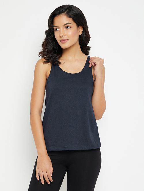 scoop neck solid tank top - 19648843 - Very Small Image - 1