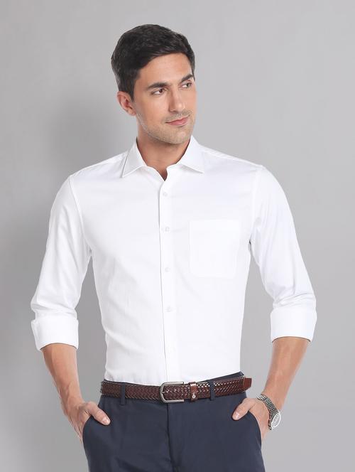 mens solids formal shirt - 19648966 - Very Small Image - 1