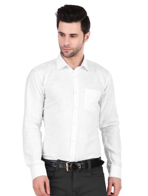 mens solids formal shirt - 19649024 - Very Small Image - 1