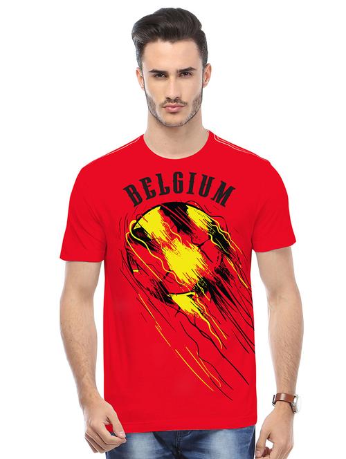 men crew neck front print t-shirt - 19649302 - Very Small Image - 1