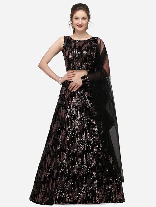 embroidered lehenga choli with dupatta set - 19650379 - Very Small Image - 1