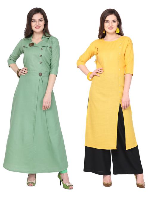 pack of 2 combo kurtas - 19652296 - Very Small Image - 1