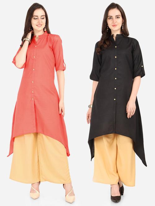 pack of 2 combo kurtas - 19653495 - Very Small Image - 1