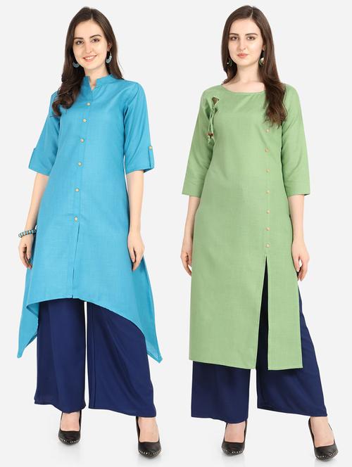 pack of 2 combo kurtas - 19653565 - Very Small Image - 1