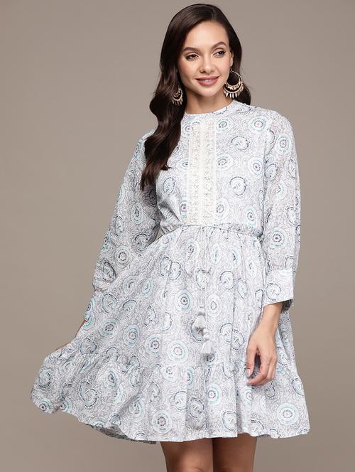 women's tiered dress mini dress - 19656000 - Very Small Image - 1