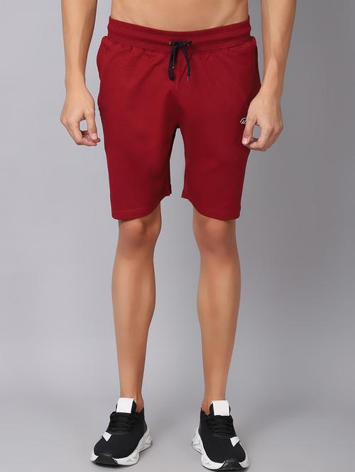 red solid casual short - 19656996 - Very Small Image - 1