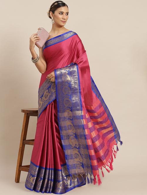 self designed woven saree - 19657220 - Very Small Image - 1