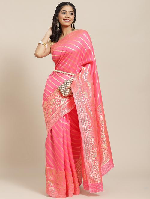 self designed woven saree - 19657242 - Very Small Image - 1