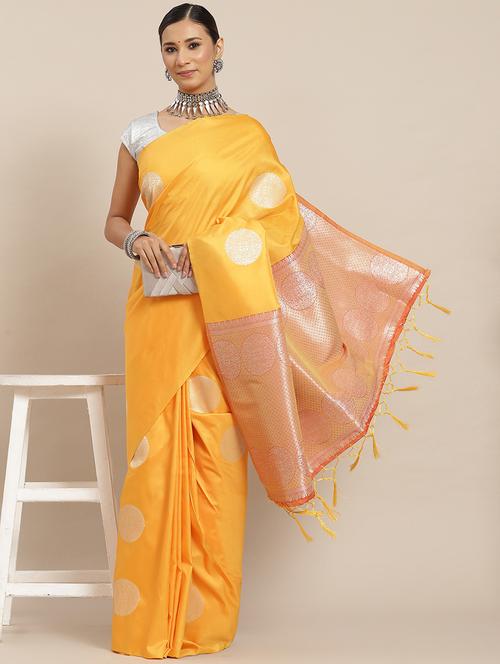 self designed woven saree - 19657416 - Very Small Image - 1
