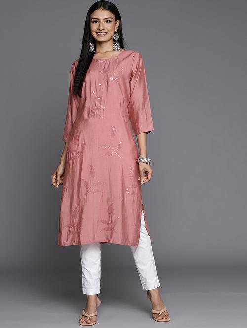 women's straight kurta - 19657595 - Very Small Image - 1