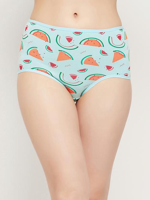 blue cotton hipster panty - 19658394 - Very Small Image - 1