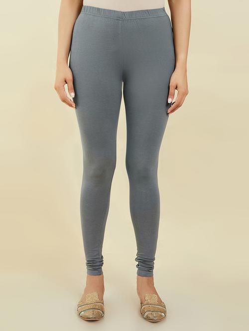 ankle length solid legging - 19658974 - Very Small Image - 1
