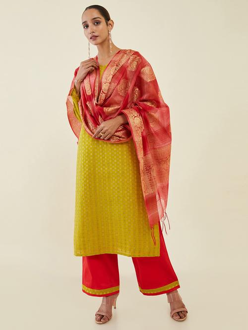 zari work salwar suit unstitched suit - 19659130 - Very Small Image - 1