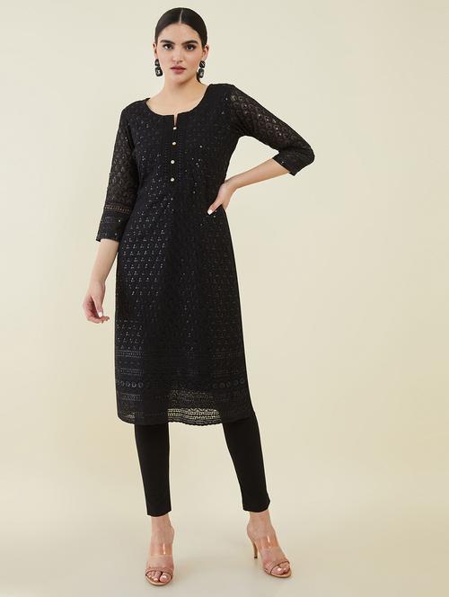 women's straight kurta - 19659284 - Very Small Image - 1