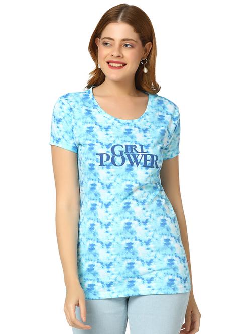 women all over print short sleeves t-shirt - 19660771 - Very Small Image - 1