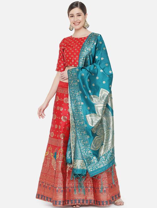 self designed flared semi-stitched lehenga - 19661381 - Very Small Image - 1