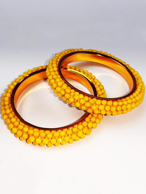 yellow alloy bangle - 19663294 - Very Small Image - 1