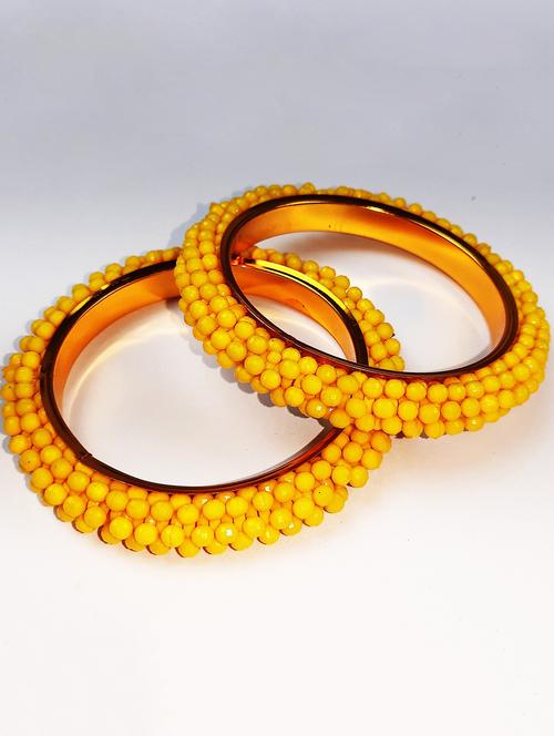 yellow alloy bangle - 19663311 - Very Small Image - 1